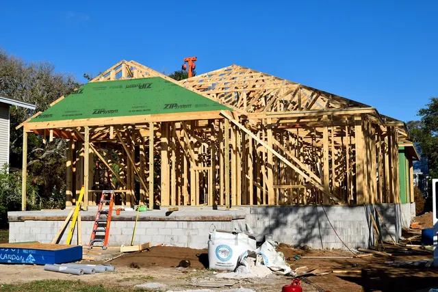 new home, construction, builder, architecture, real estate, full hd wallpaper, wood frame, outdoors, background, sky background, 4k wallpaper 1920x1080, florida home, house, insura