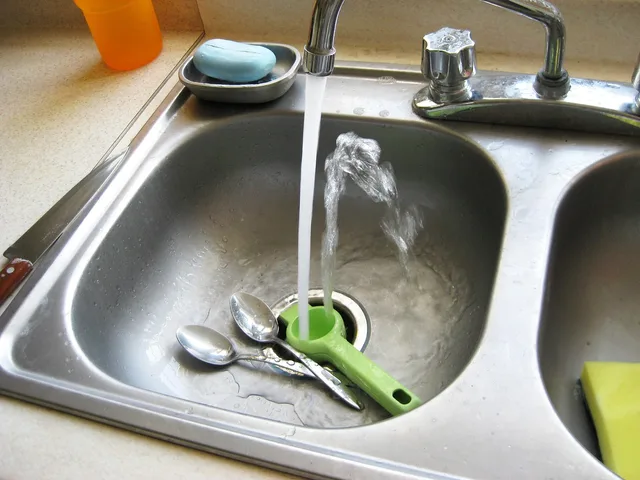 sink, kitchen, faucet, stainless, steel, home, soap, utensils, washing, interior, modern, tap, sink, sink, sink, sink, sink, faucet. Eleven fields in a home cleaning quote for first-year residential owners