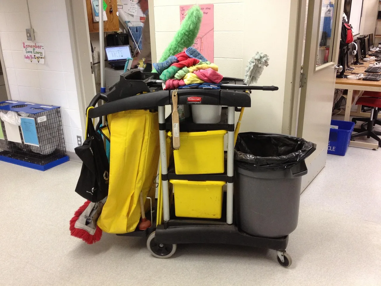 janitor, cart, cleaning, equipment, mopping, maintenance, clean, housekeeping, janitor, janitor, janitor, janitor, janitor, housekeeping. Daily operating checklist for a home cleaning business, explained