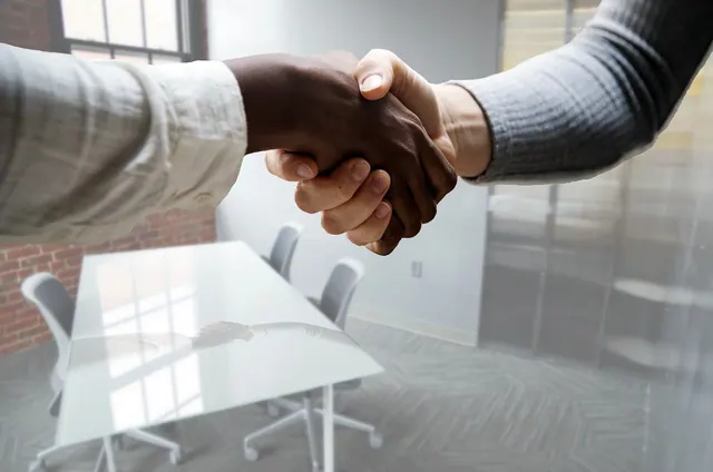 job, interview, hiring, hand, shake, office, table, chair, hired, recruitment, employee, selection, contract, handshake, career, employment, hr, candidate, employer, human, resourc. Independent Contractor vs Employee for a Residential Maid Team: The Real Tradeoffs